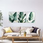 Wallity Set de 3 Pinturas Decorativas MDF Multicolor